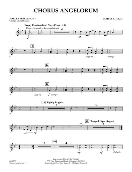 Chorus Angelorum - Mallet Percussion 1
