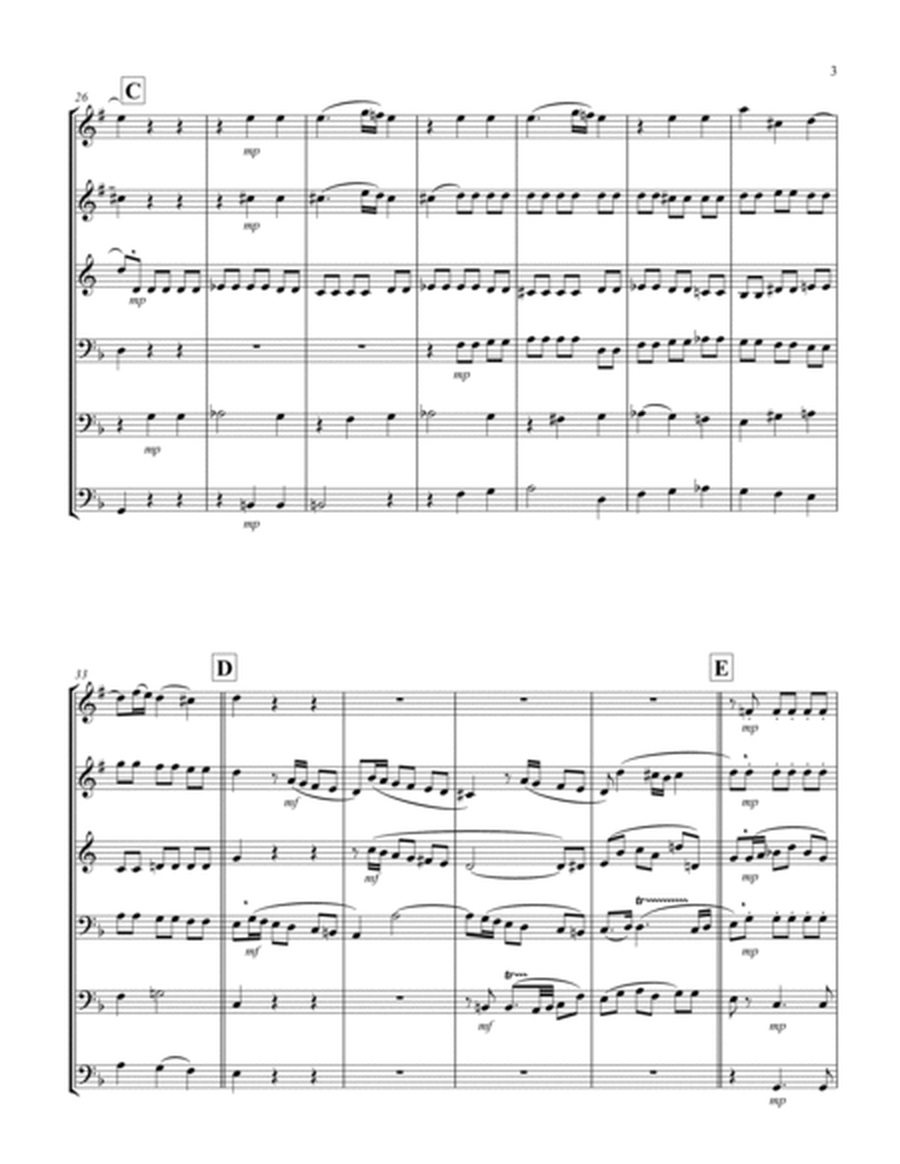 Recordare (from "Requiem") (F) (Brass Sextet - 2 Trp, 1 Hrn, 2 Trb, 1 Tuba)