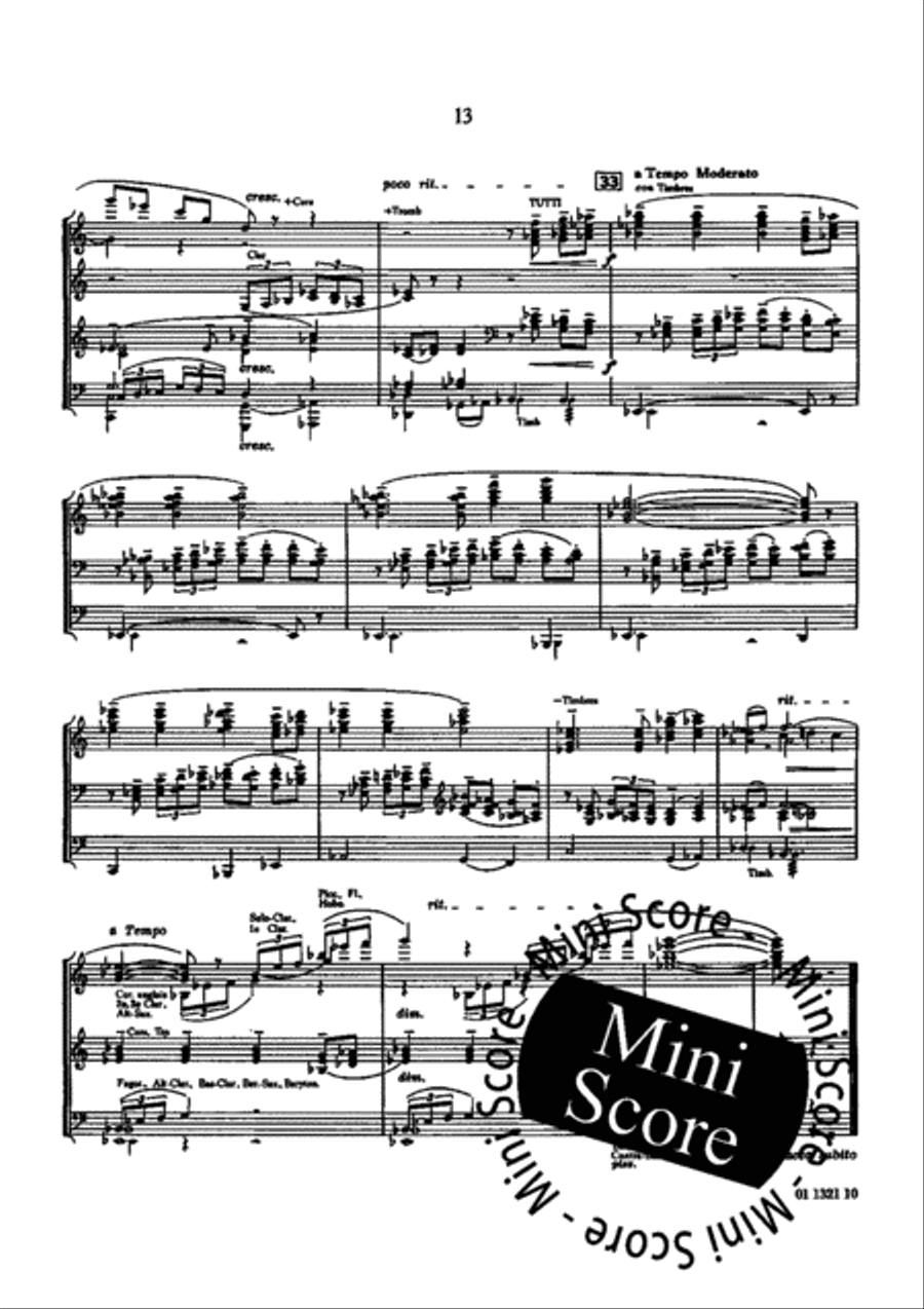 Symphonie de Paris Concert Band scores gallery preview page 17