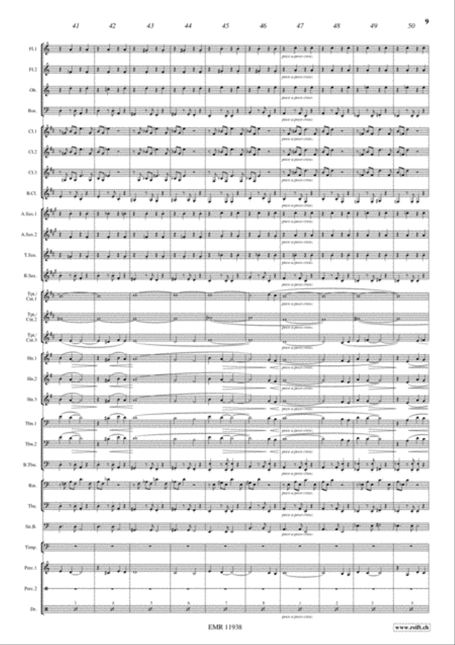 The Sicilian Clan Concert Band scores gallery preview page 10