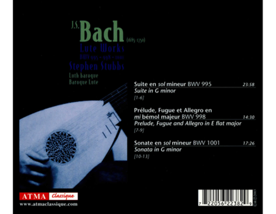 Bach: Lute Works BWV 995 998