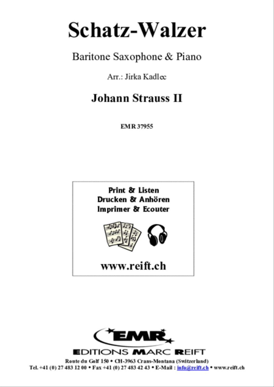 Schatz-Walzer Baritone Saxophone scores gallery preview page 2