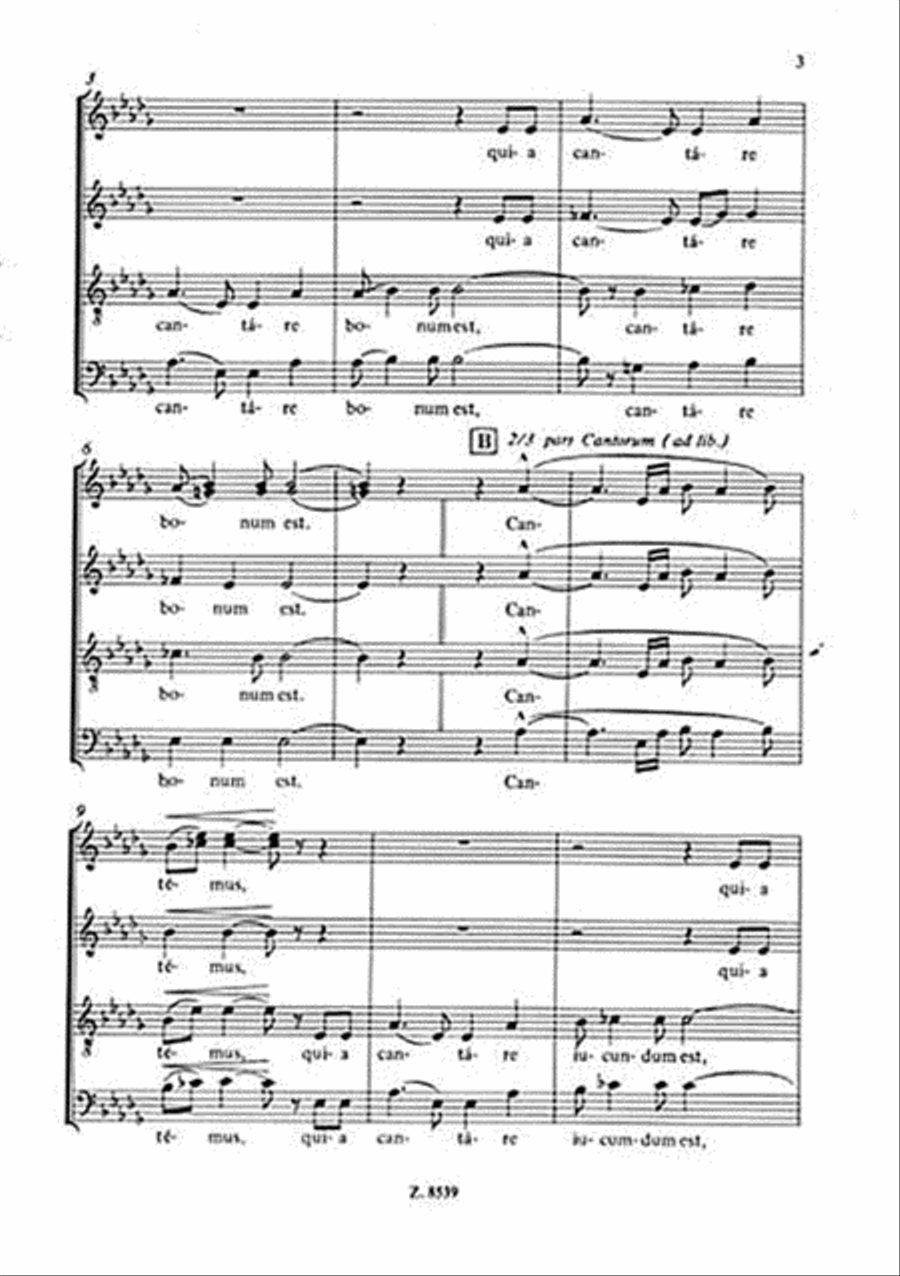Cantemus (A) (to words by the composer) 4-Part scores gallery preview page 4