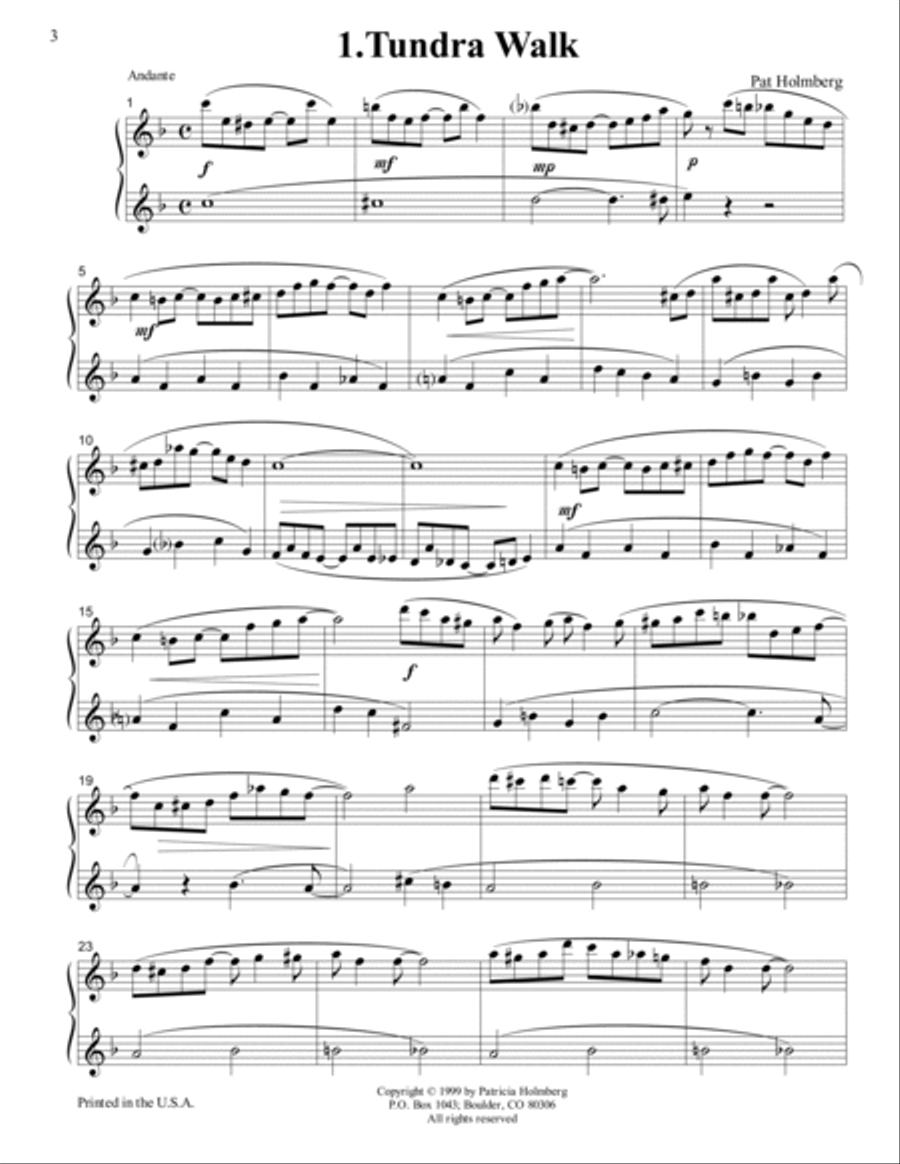 Ragtime Miniatures for Two Flutes - Set 1 Flute Duet scores gallery preview page 3