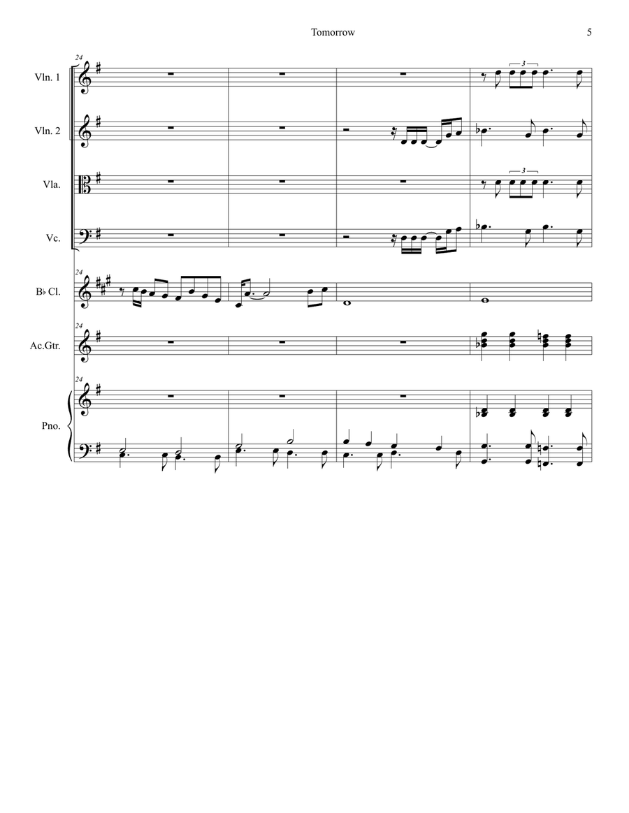 Tomorrow Chamber Orchestra scores gallery preview page 5