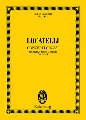 Book cover for Concerti Grossi Op. 1, Nos. 5-8