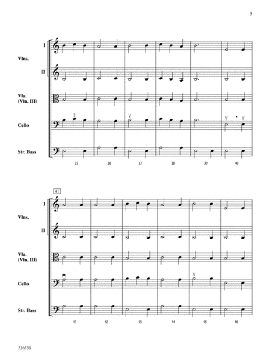 La Marmotte String Orchestra scores gallery preview page 5