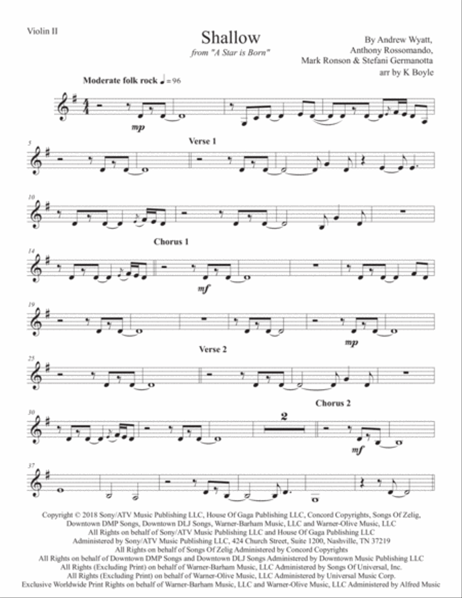 Shallow String Quartet scores gallery preview page 6