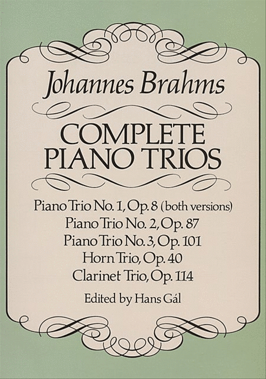 Complete Piano Trios Small Ensemble scores gallery preview page 1