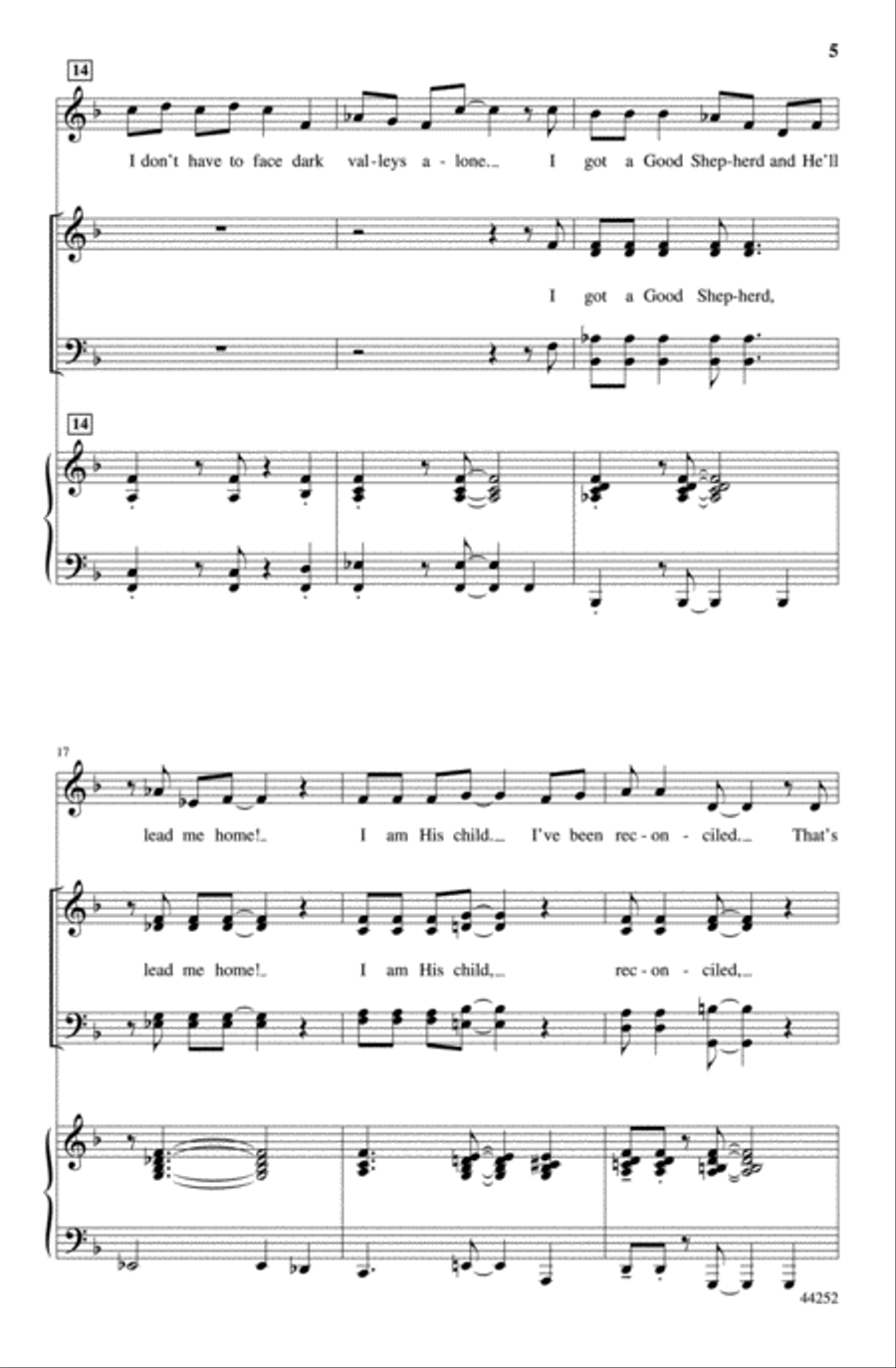 These Feet Got Joy Choir scores gallery preview page 4