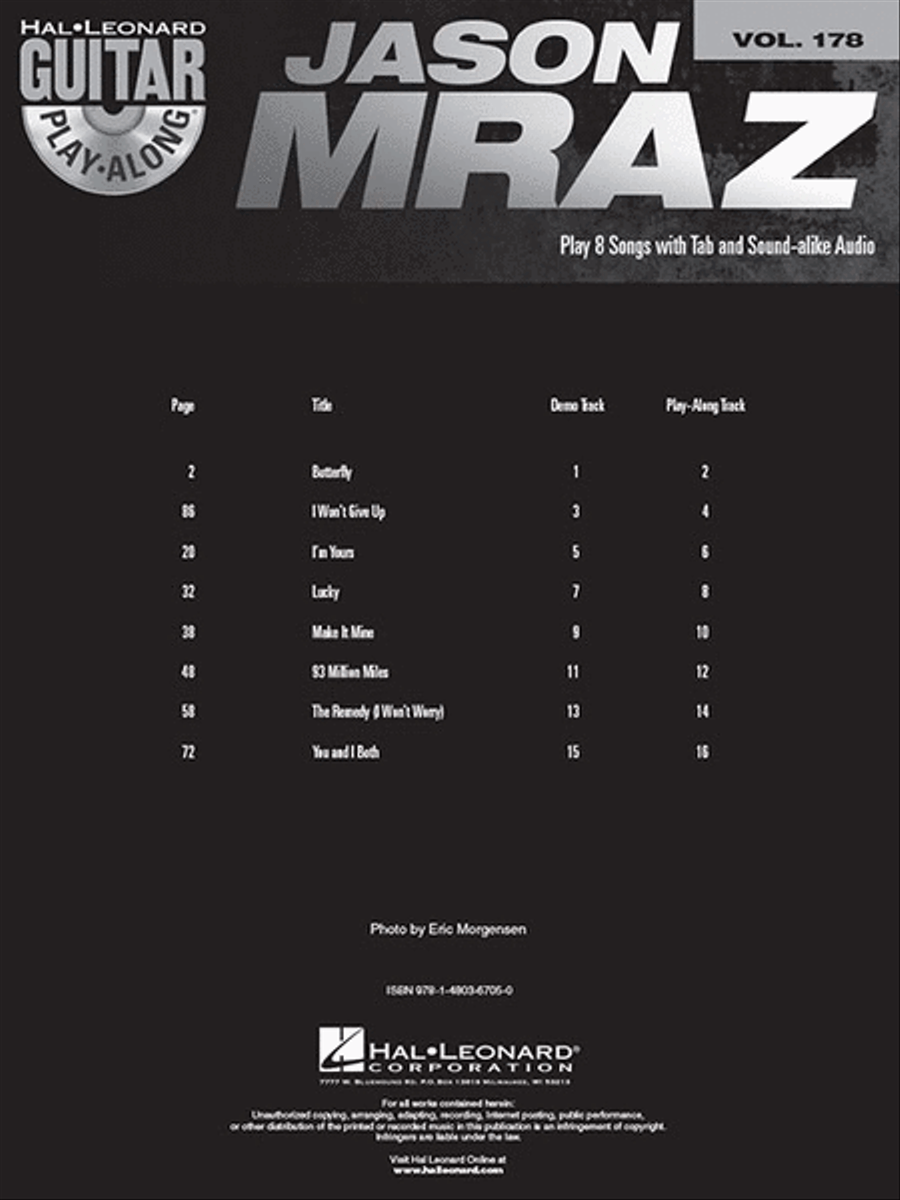 Jason Mraz Electric Guitar scores gallery preview page 2