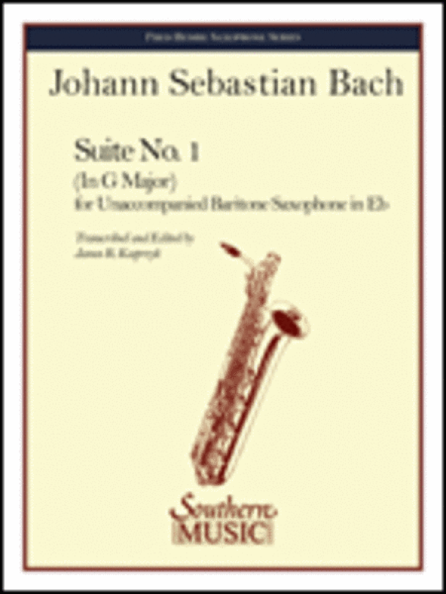 Suite No. 1 Baritone Saxophone scores gallery preview page 1