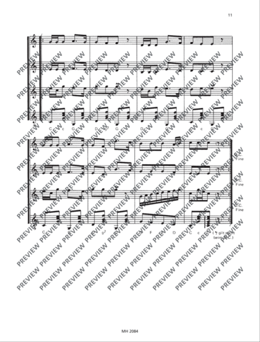 Hackbrett und Flöte Hackbrett und Flöte Flute scores gallery preview page 12