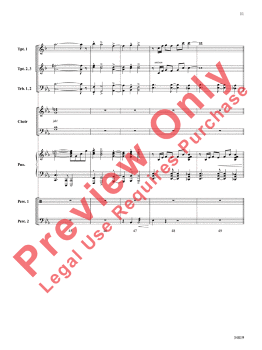Immortal Praise Choir scores gallery preview page 12