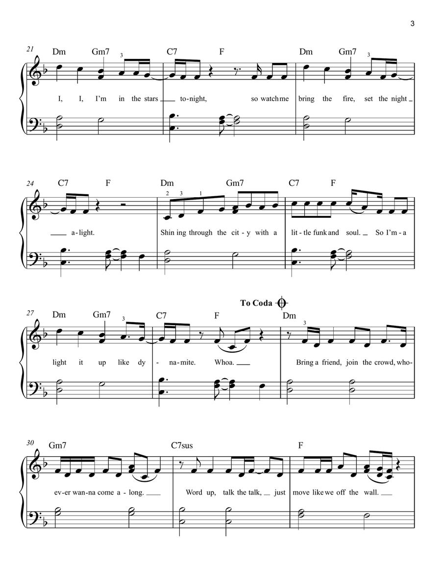 Dynamite Easy Piano scores gallery preview page 3
