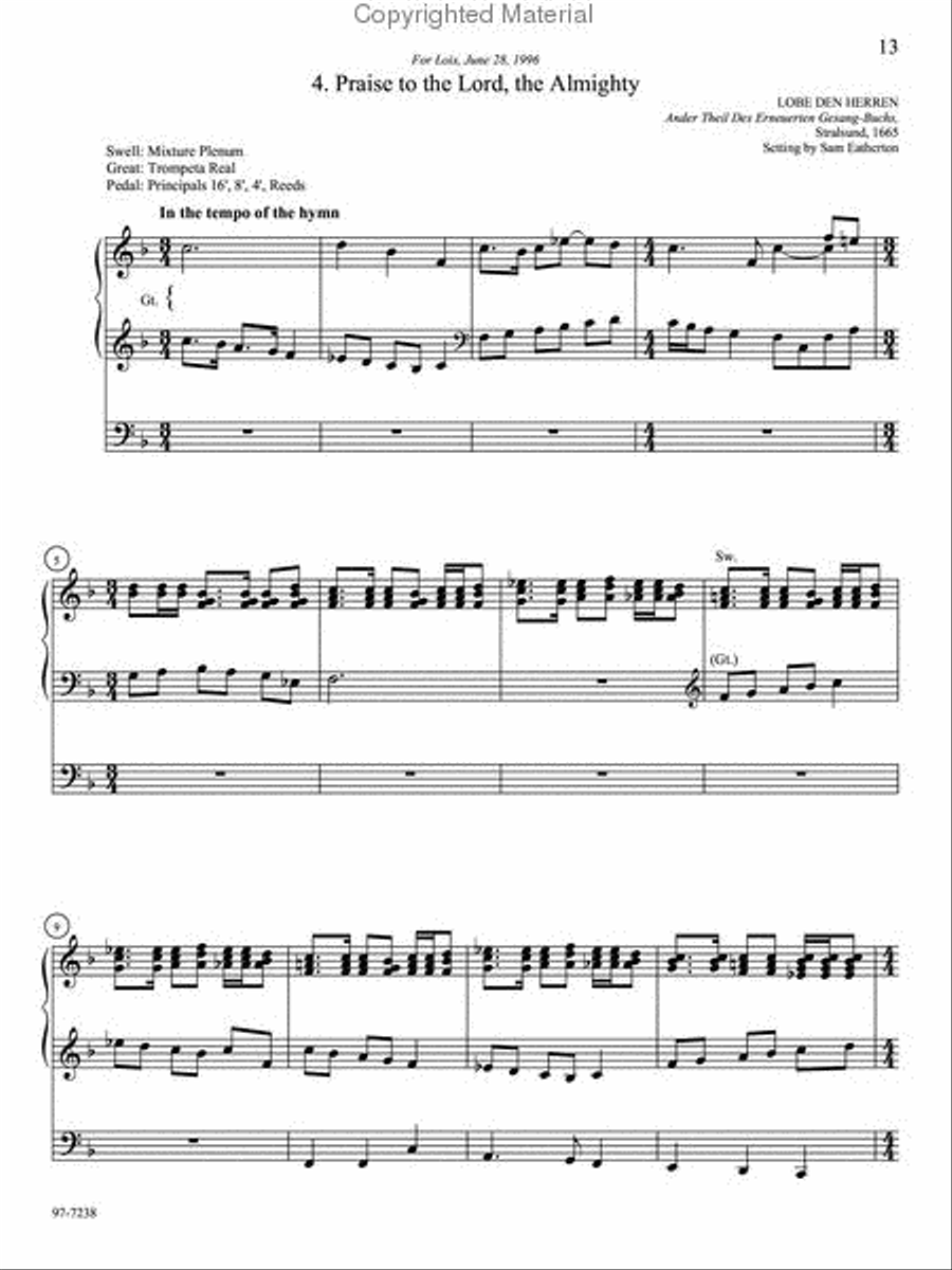 Hymn Inventions Organ scores gallery preview page 5