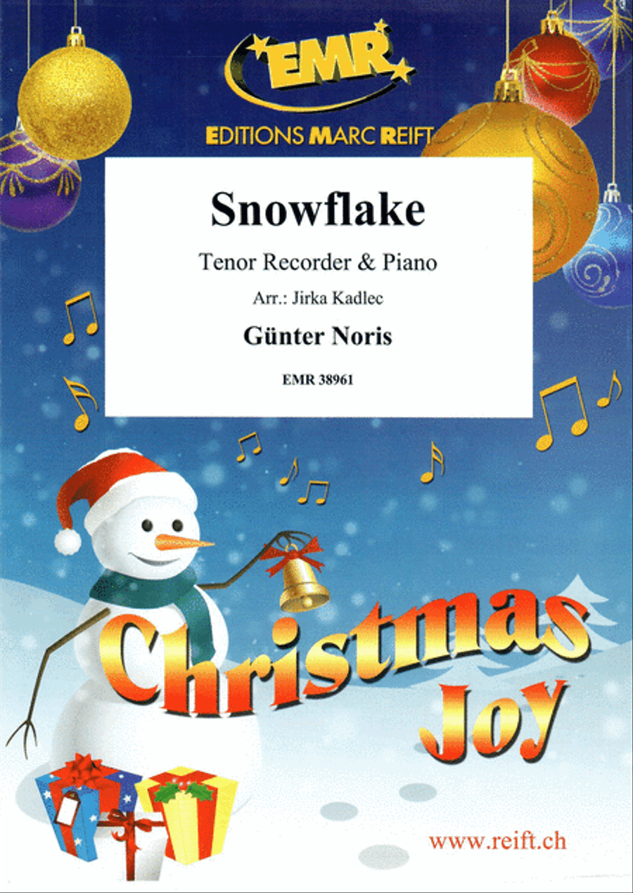 Snowflake Tenor Recorder scores gallery preview page 1