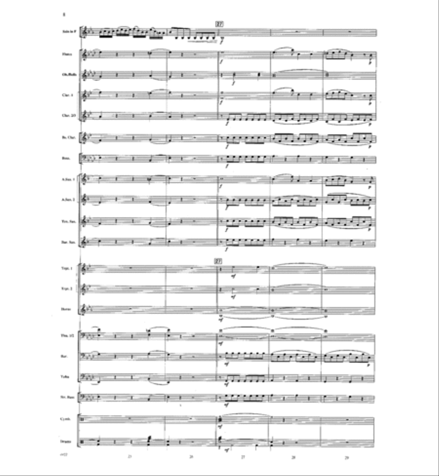 Romanza Concert Band scores gallery preview page 7