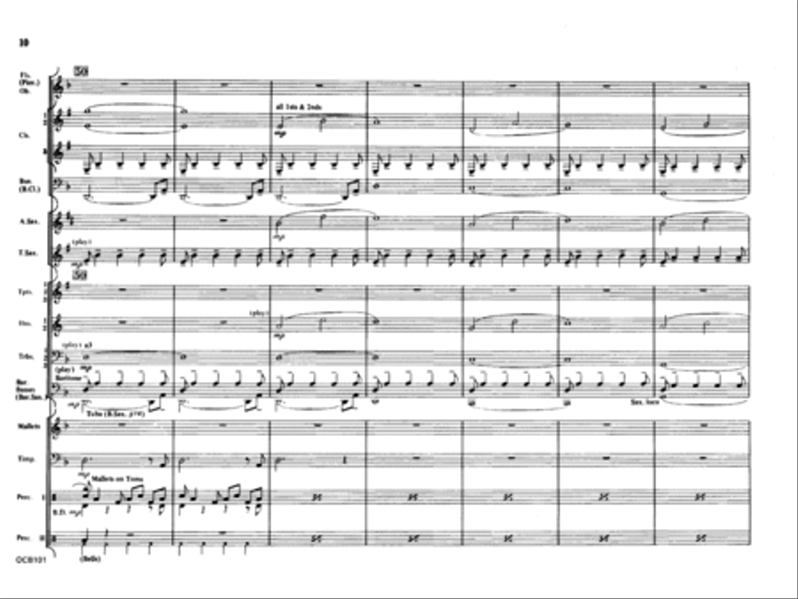 Mazama Concert Band scores gallery preview page 9