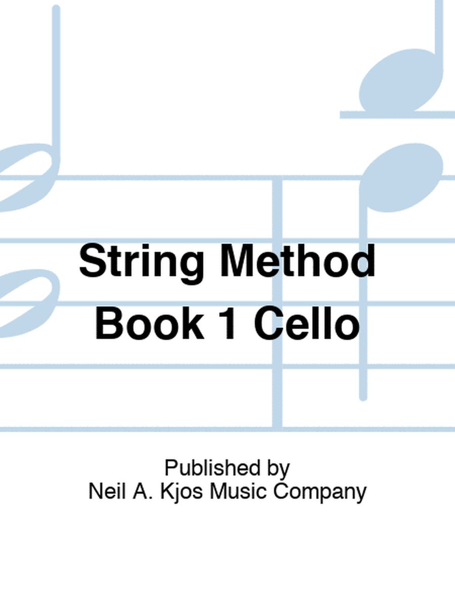 String Method Book 1 Cello