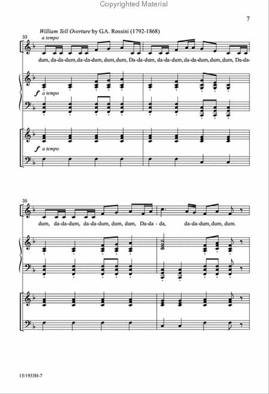Classical Boomwhackers Unison Choir scores gallery preview page 7