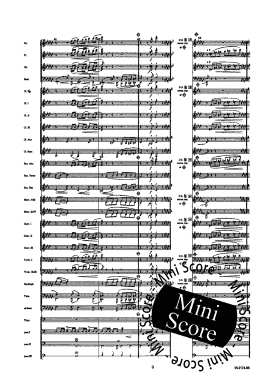 Saludos de Barcelona Concert Band scores gallery preview page 13