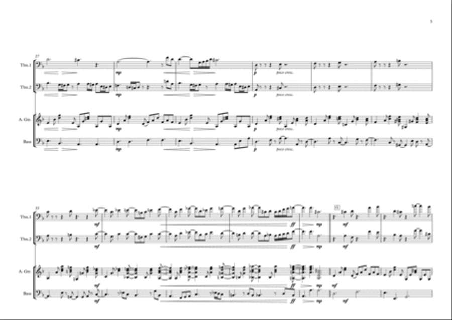 Lacrimosa String Duet scores gallery preview page 4