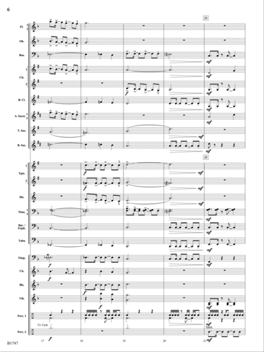Boom and Bust: Score Concert Band scores gallery preview page 6