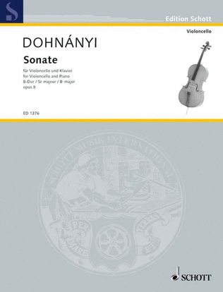 Book cover for Sonata B flat major