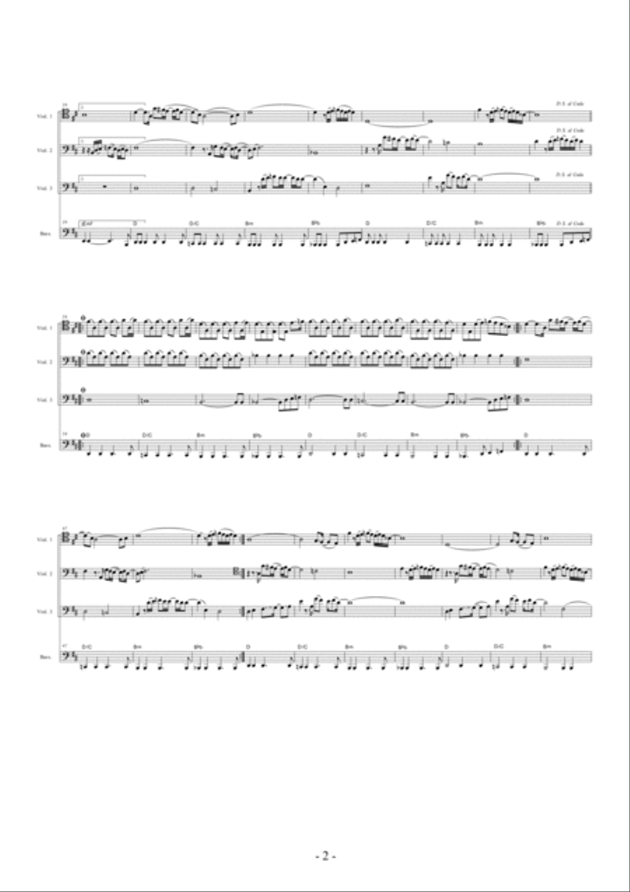 Beautiful Bassoon Quartet scores gallery preview page 2