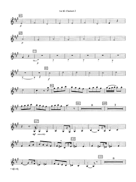 Farandole: 1st B-flat Clarinet