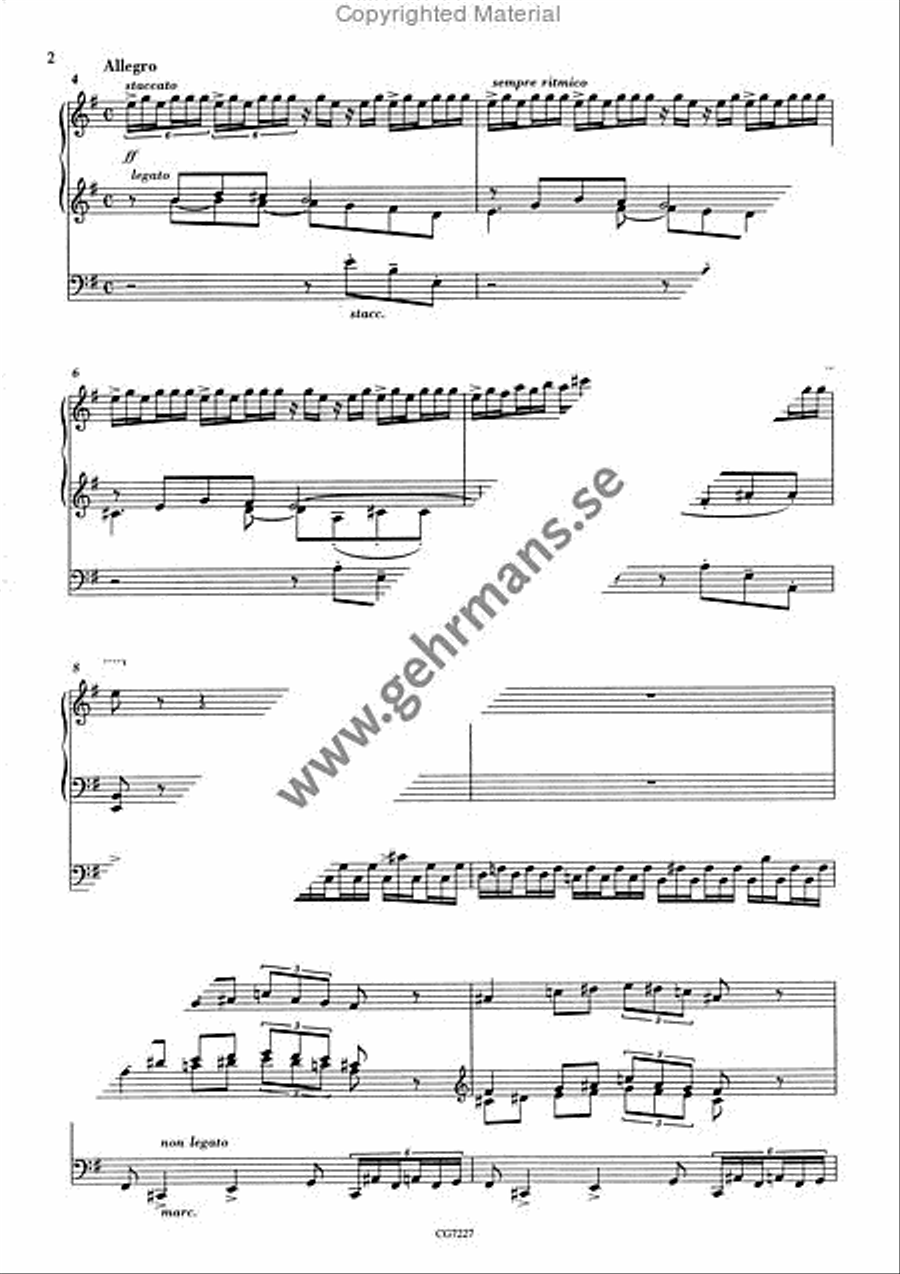 Toccata Organ Solo scores gallery preview page 3