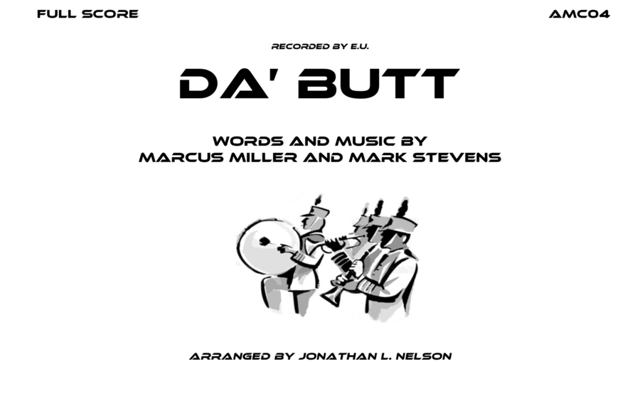 Da Butt Marching Band scores gallery preview page 1