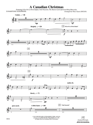 A Canadian Christmas: E-flat Baritone Saxophone