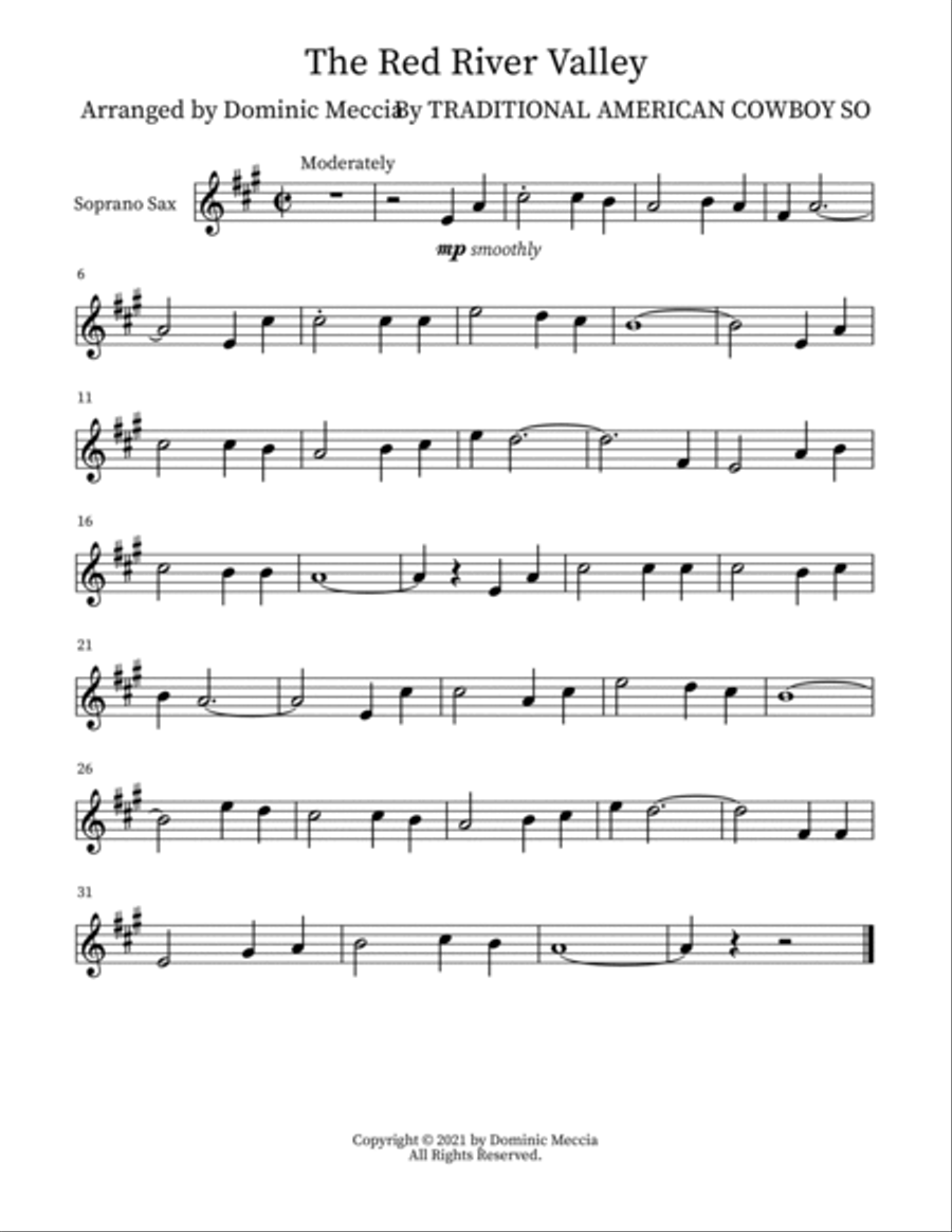 The Red River Valley Small Ensemble scores gallery preview page 4