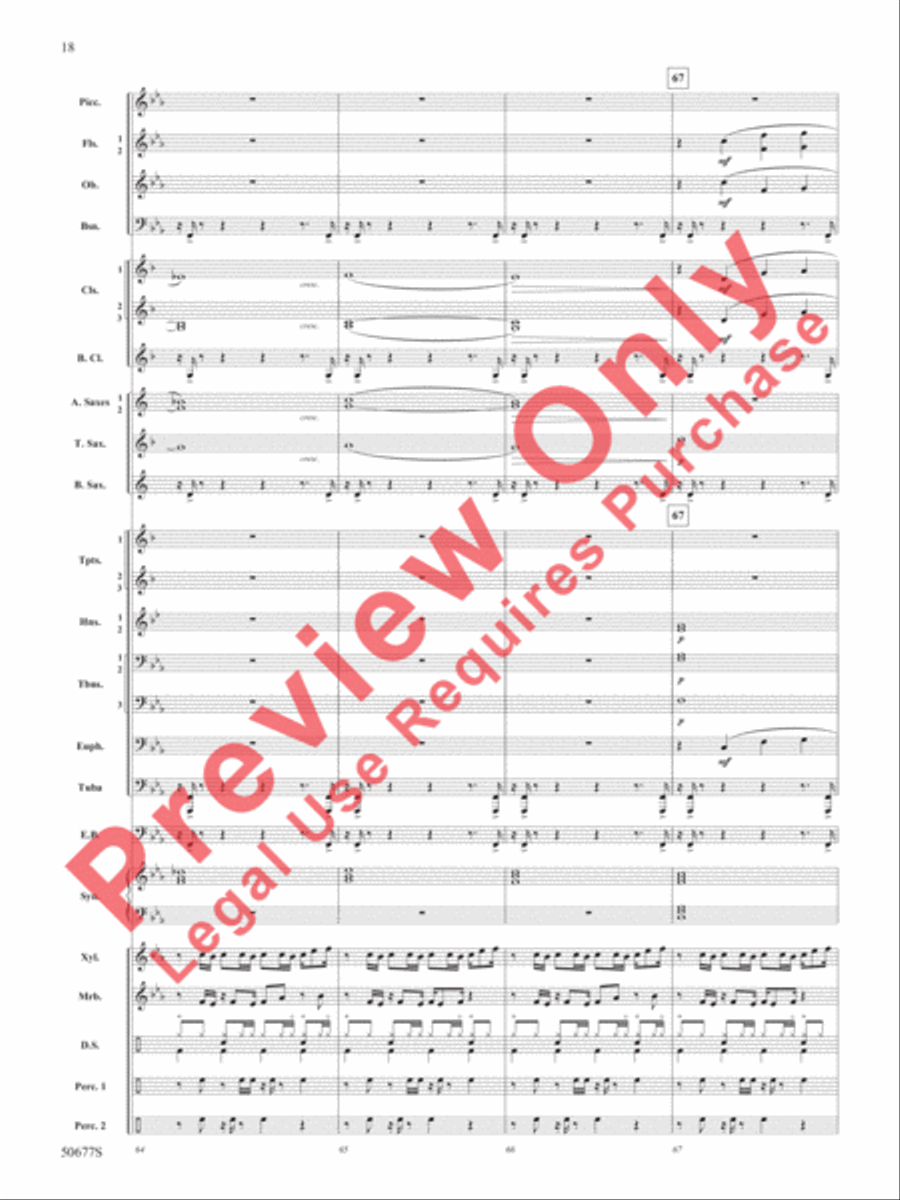 Thriller Thriller Concert Band scores gallery preview page 19