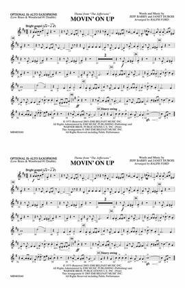 Movin' on Up (Theme from "The Jeffersons"): Optional Alto Sax