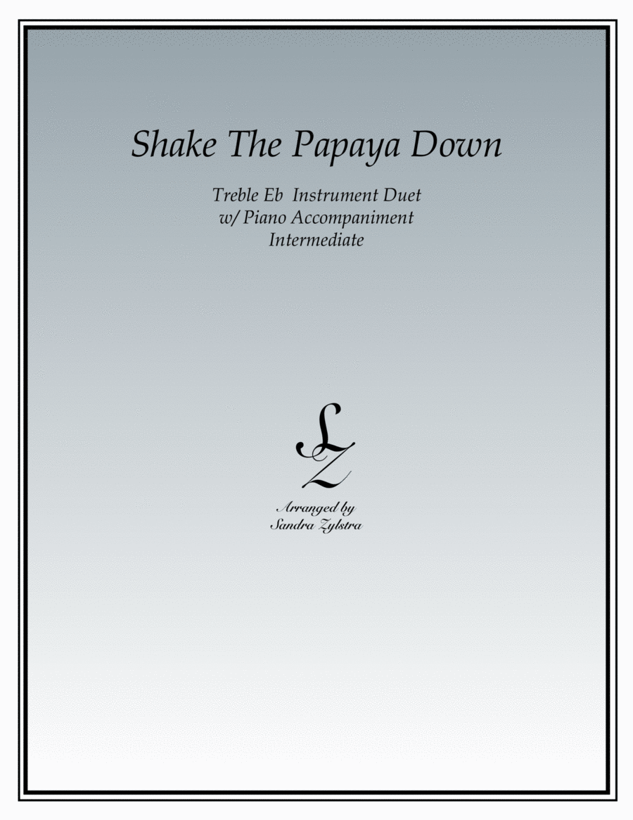 Shake The Papaya Down (Eb instrument duet) image number null