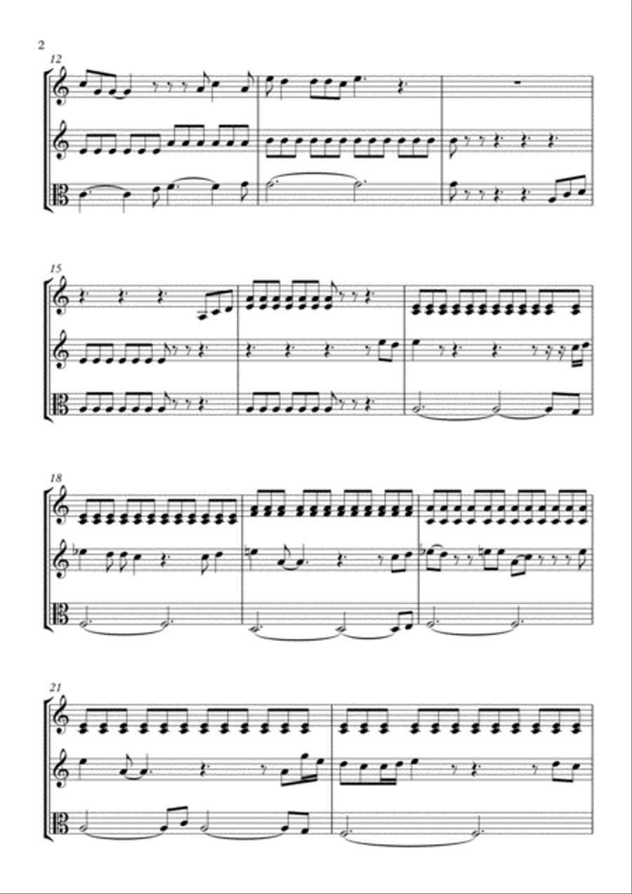 Never Tear Us Apart A Cappella scores gallery preview page 2