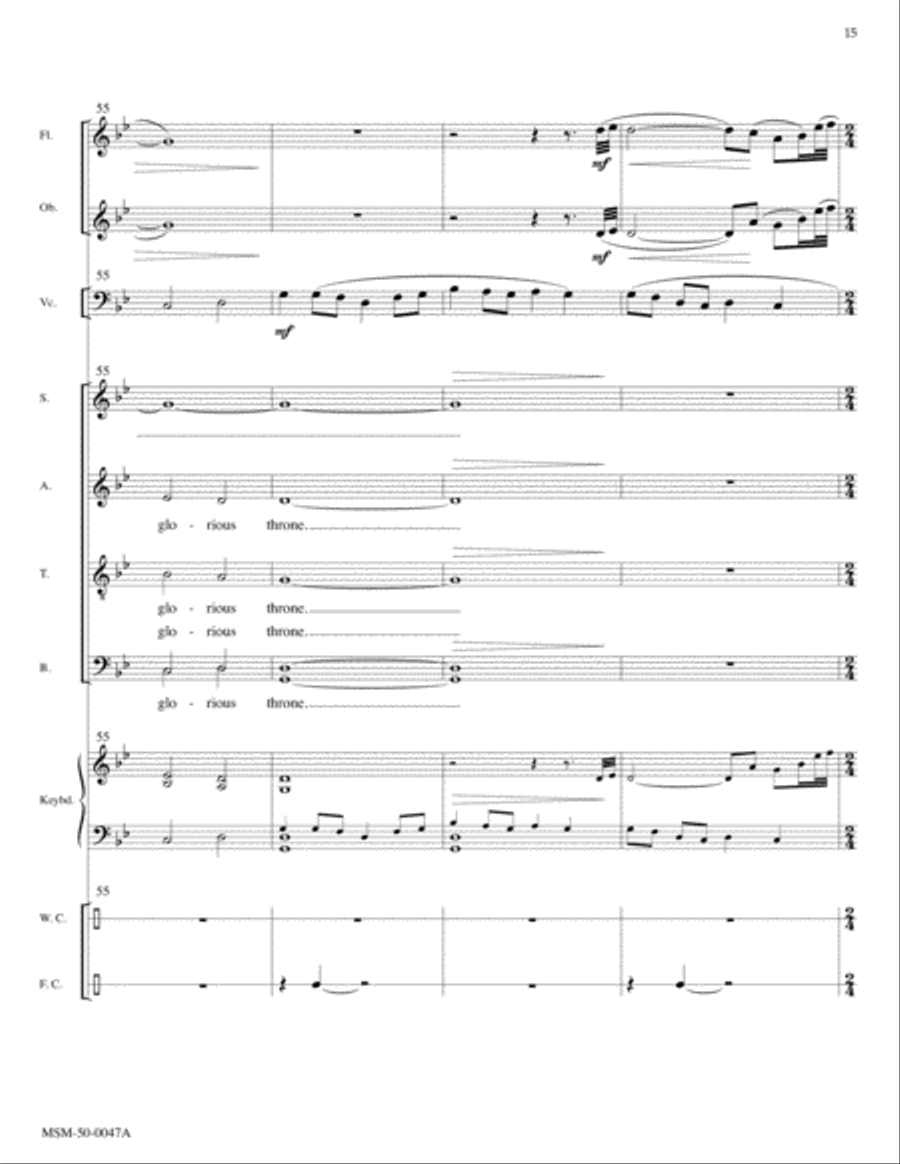 Come, Thou Long-Expected Jesus (Full Score) Choir scores gallery preview page 9