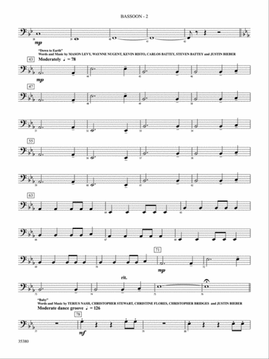 Baby!: Bassoon Baby!: Bassoon Concert Band scores gallery preview page 2