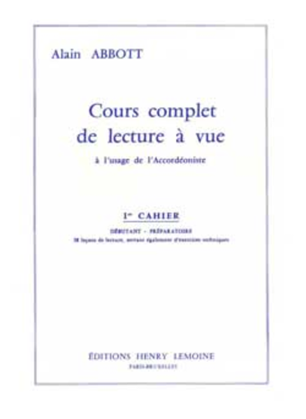 Lecture a vue - Volume 1