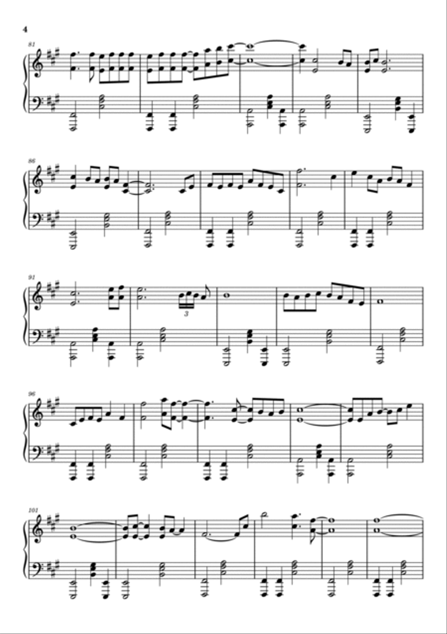 Time Piano Solo scores gallery preview page 4