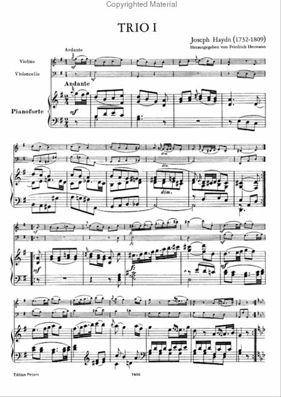 Trios - Volume 1 Trios - Volume 1 Piano Trio scores gallery preview page 3