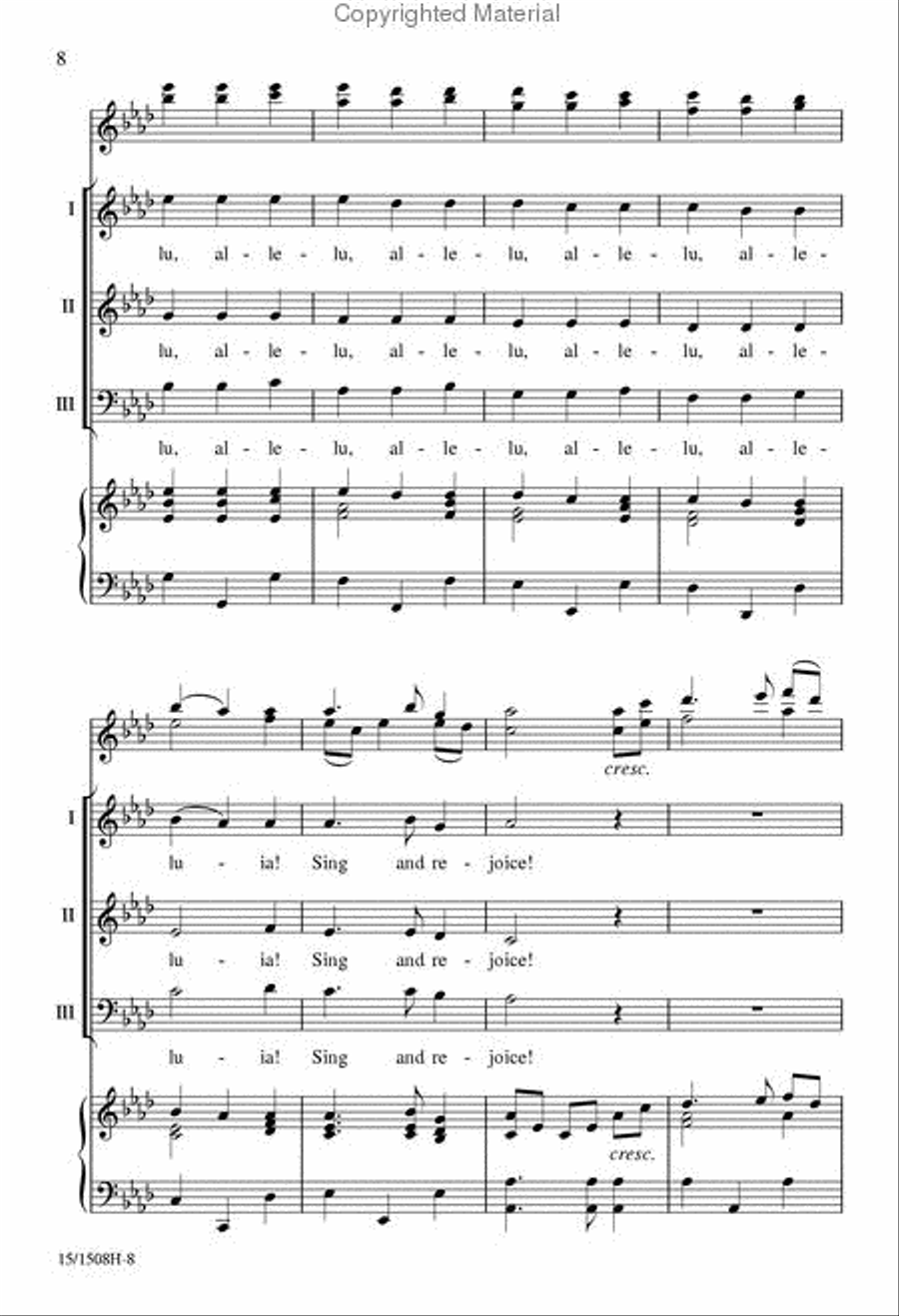 Lift Up Your Voice 4-Part scores gallery preview page 7
