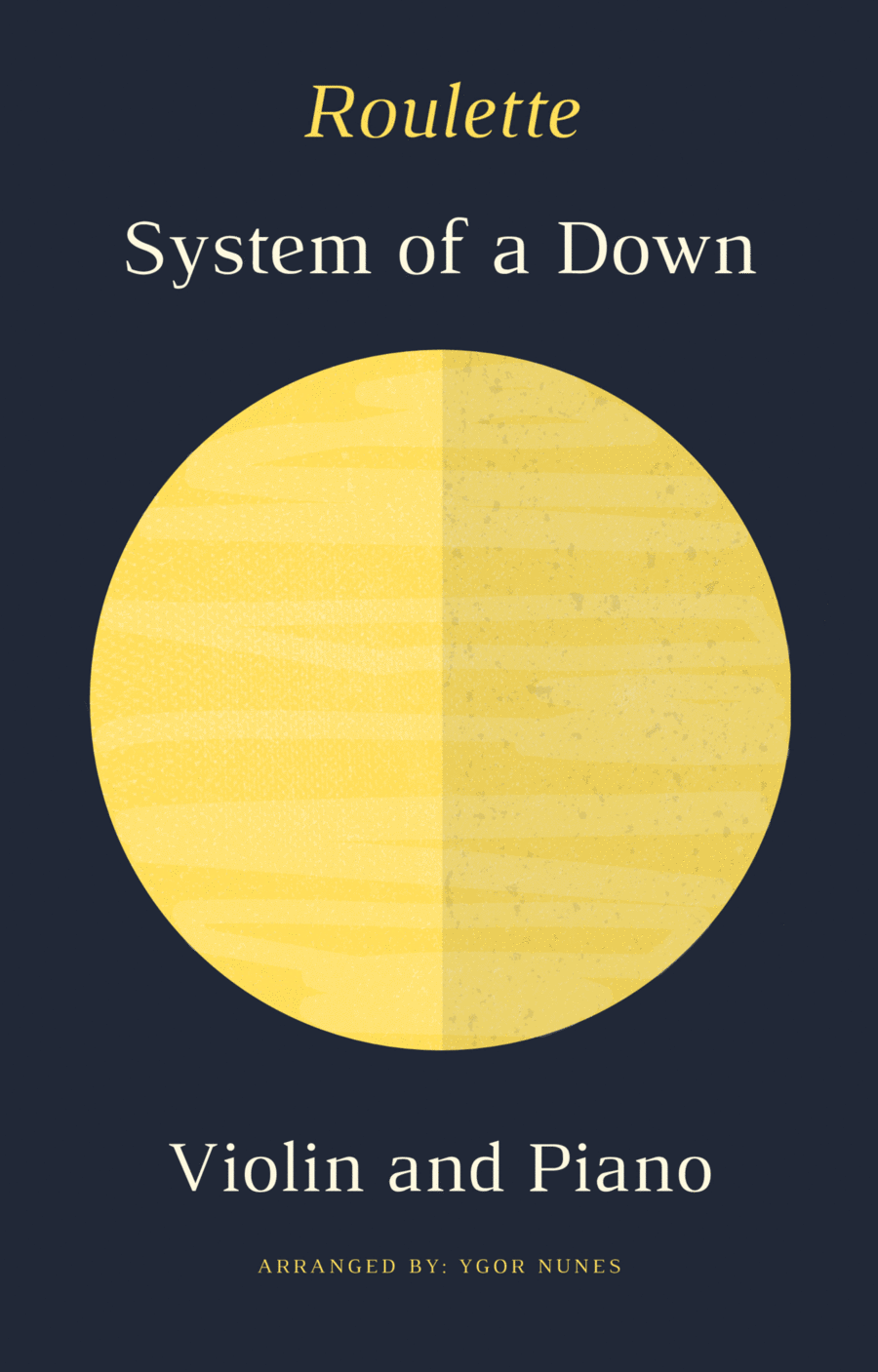 Roulette by System of a Down Violin Solo Digital Sheet Music