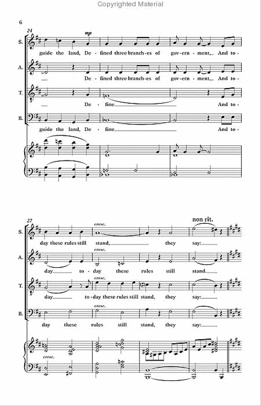 We the People 4-Part scores gallery preview page 5