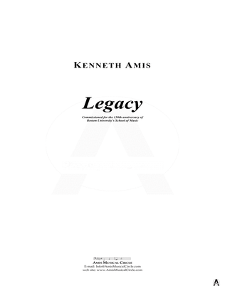 Legacy - STUDY SCORE ONLY