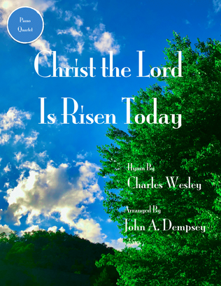 Book cover for Christ the Lord is Risen Today (Piano Quartet): Violin, Viola, Cello and Piano