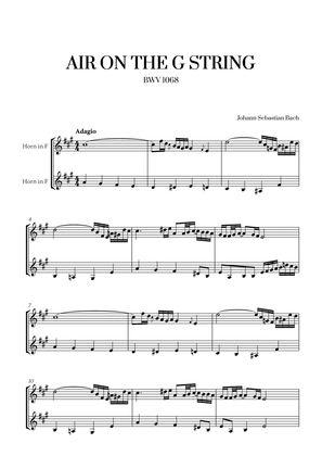 Johann Sebastian Bach - Air on the G String (for French Horn Duet)
